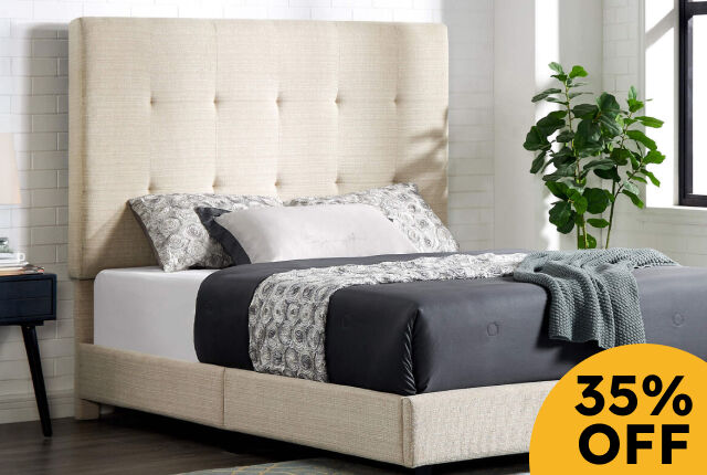 Complete upholstered beds Starting at $249